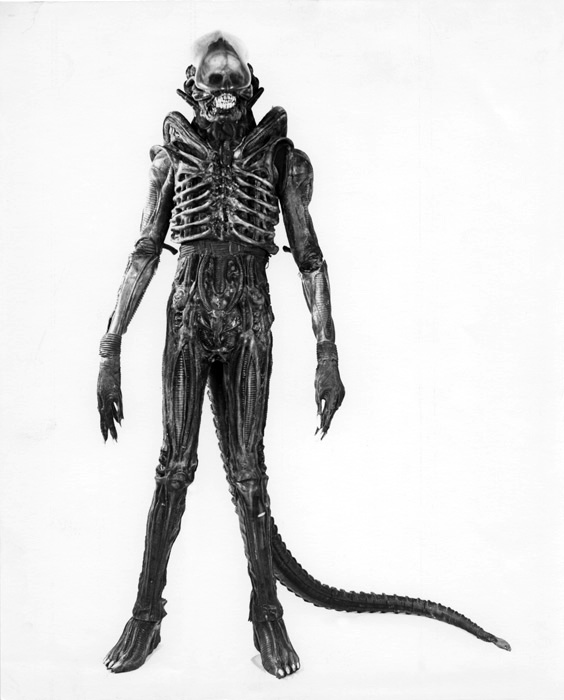 Alien suit wide shot